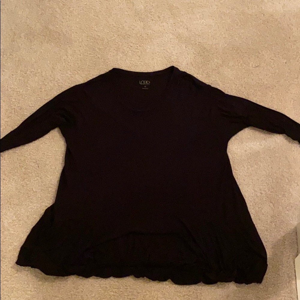 LOGO by Lori Goldstein long sleeve top